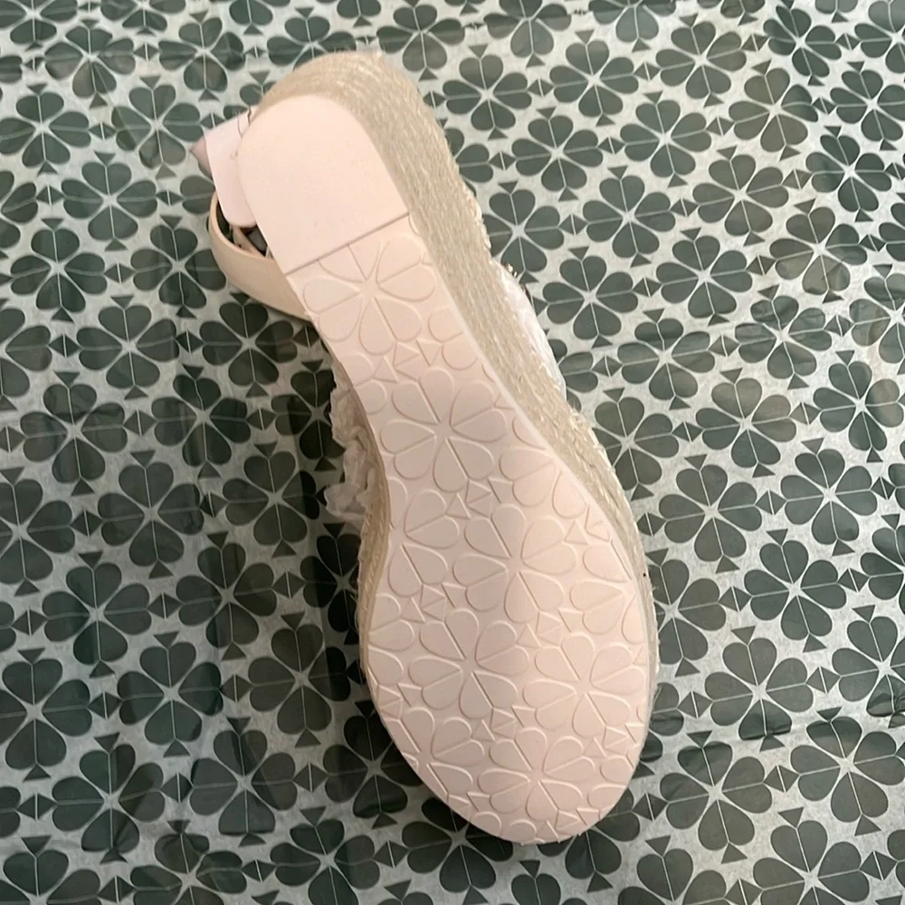 NIB Kate Spade Sandals Frenchy Leather Espadrille